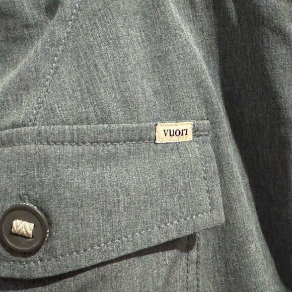 Vuori Men’s Swim Trunks Size 34 Grey, Brown & Tan Small Side Zip Pocket,Pockets - Picture 7 of 10